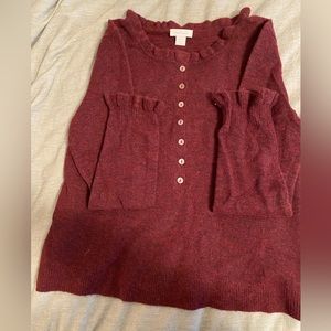 Sundance, wool cashmere blend sweater, lightly worn, size petite small